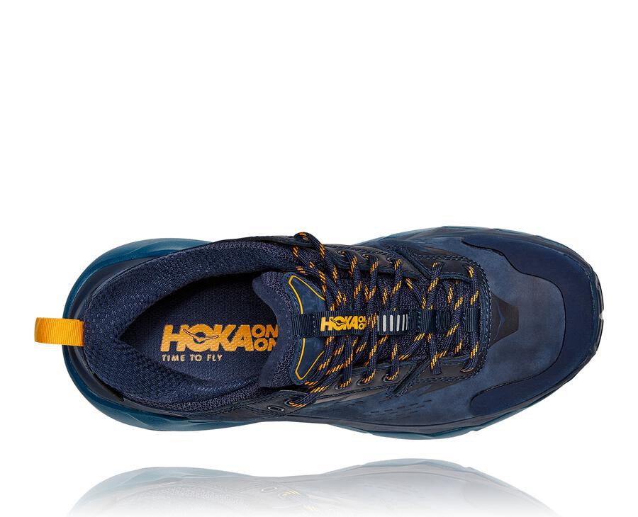 Hoka One One Trainers Womens Navy - Kaha Low GORE-TEX - 96738VWAF